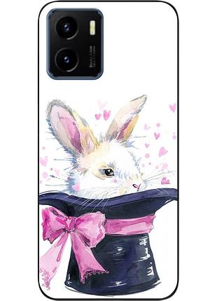 Чехол силиконовый epik для vivo y15s с картинкой кролик