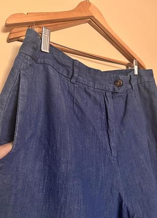 Широкі джинси/брюки m&s (льон/котон) 5