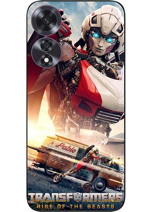 Силиконовый чехол epik для oppo a60 4g с картинкой арси трансформеры