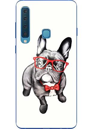 Чехол бампер для samsung galaxy a9 2018 с принтом дог