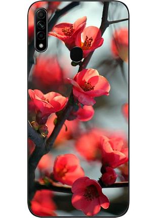 Чохол силіконовий для oppo a31 з картинкою сакура
