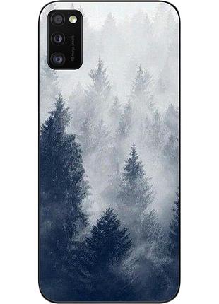 Силіконовий чохол бампер для samsung a41 galaxy a415f з картинкою ліс