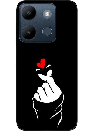 Силиконовый чехол epik для infinix smart 7 с картинкой рука