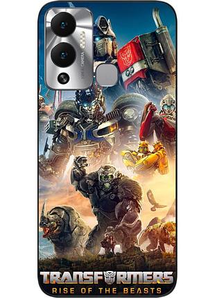 Силиконовый чехол epik для infinix hot 12 play с картинкой трансформеры