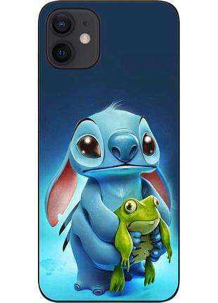 Силіконовий чохол бампер для iphone 12 з картинкою стіч