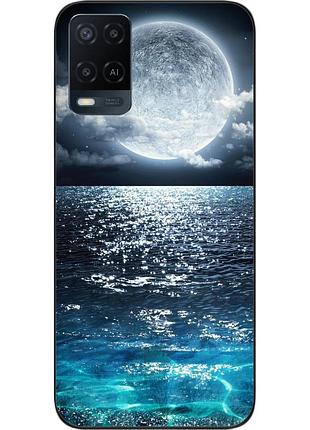 Чохол силіконовий для oppo a54 з картинкою місяць