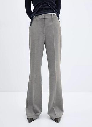 Штани широкі wide leg mango 2