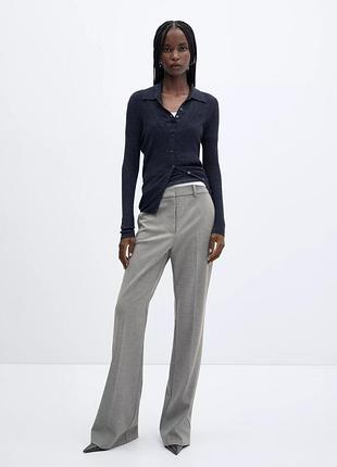 Штани широкі wide leg mango