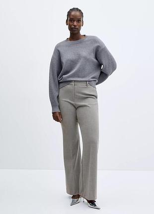 Штани широкі wide leg mango 6