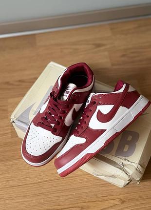 Кросівки nike sb lowpro бордові