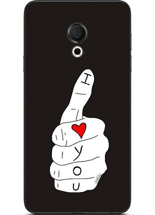 Силіконовий чохол з малюнком для meizu 15 lite like