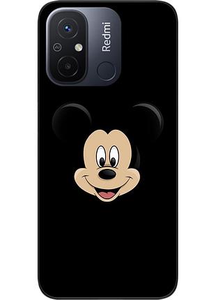 Силиконовый чехол для xiaomi redmi 12c с картинкой микки