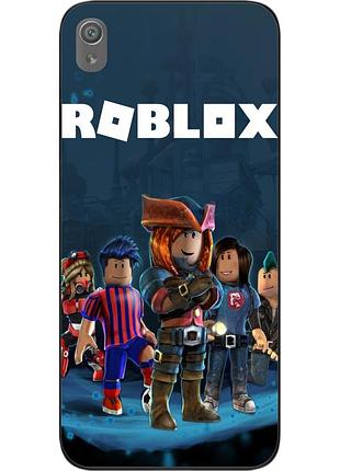 Бампер силіконовий чохол для sony xperia xa1 з картинкою roblox