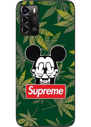 Оригинальный чехол для zte blade a72 с картинкой микки supreme