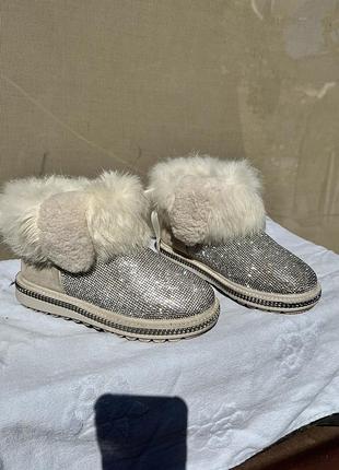 Угги ugg натуральные с стразами 2