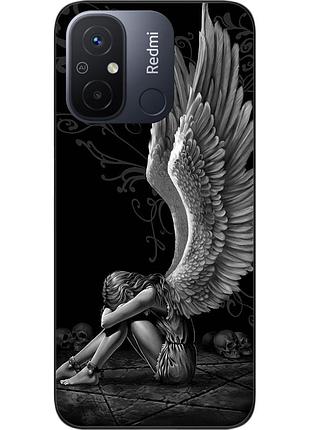 Оригинальный чехол для xiaomi redmi 12c с картинкой ангел