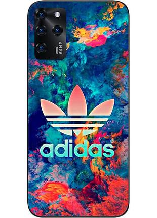 Силиконовый чехол для zte blade v30 с картинкой adidas