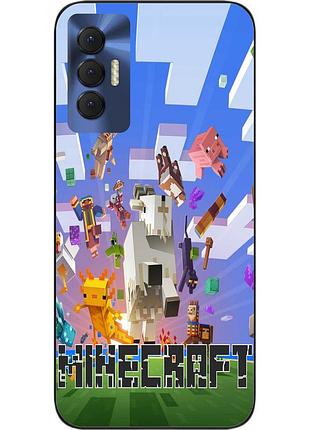 Силіконовий чохол для tecno spark 8p з картинкою