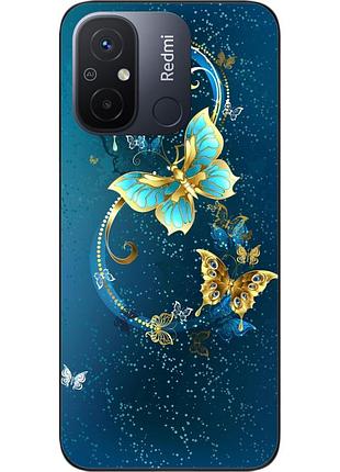 Оригінальний чохол для xiaomi redmi 12c з картинкою метелики