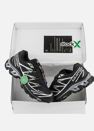 Salomon xt-6 gore-tex black/silver 5