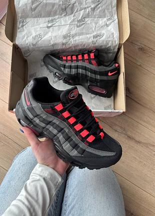 Nike air max 95 og black laser crimson 9