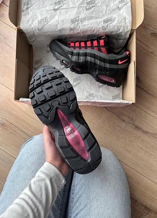Nike air max 95 og black laser crimson 7