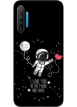 Силіконовий чохол з картинкою для realme x2 любов до місяця і назад