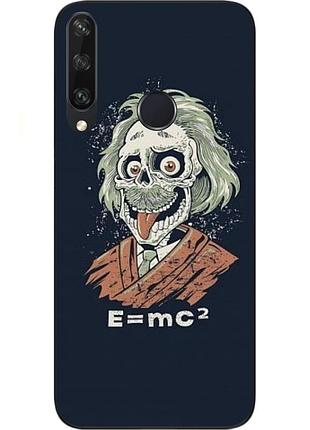 Оригінальний чохол для huawei y6p з картинкою ейнштейн