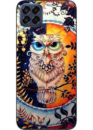 Оригинальный чехол для samsung galaxy m33 5g с картинкой сова