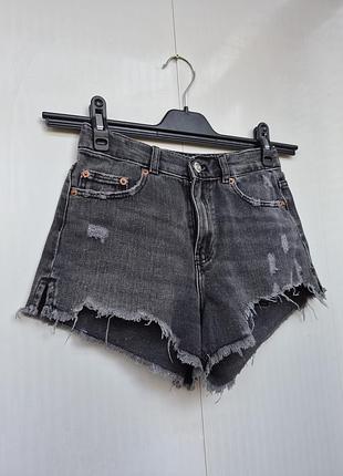 Короткие джинсовые шорты zara