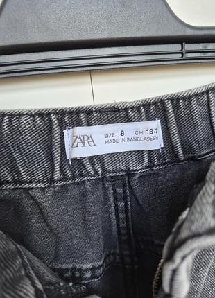 Короткие джинсовые шорты zara 4
