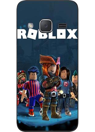 Бампер силіконовий чохол для samsung galaxy j2 j200 з картинкою roblox