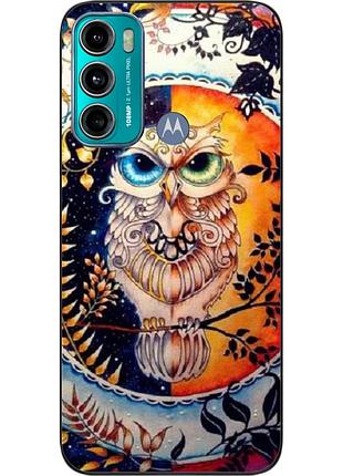 Оригінальний чохол epik для motorola moto g60 з картинкою сова