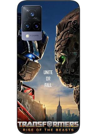 Силіконовий чохол epik для vivo v21 з картинкою трансформери зверобати