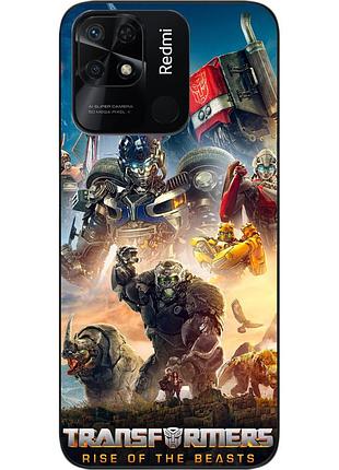 Силіконовий чохол epik для xiaomi redmi 10c з картинкою трансформери