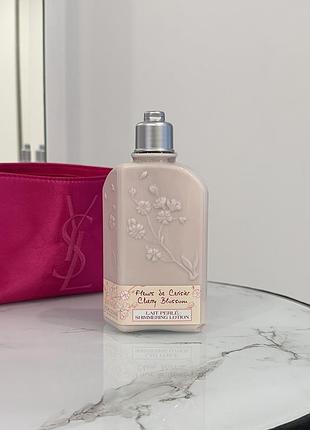Лосьон для тіла l'occitane cherry blossom shimmering lotion лосьон для тела l'occitane молочко для тела l'occitane крем