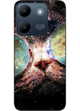 Оригінальний чохол epik для infinix smart 7 з картинкою космокот