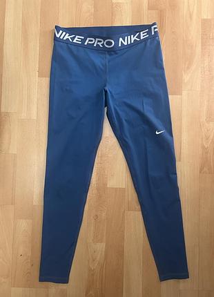 Лосіни nike pro жіночі сині