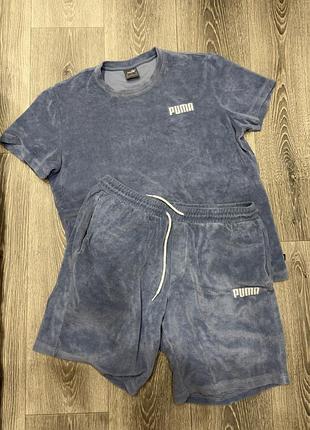 Костюм puma , у синьому кольорі , в розмірі м-l