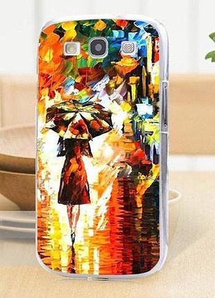 Оригинальный чехол накладка для samsung galaxy core i8260 i8262 с картинкой под зонтом