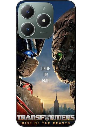 Силиконовый чехол epik для realme с61 4g с картинкой трансформеры звероботы
