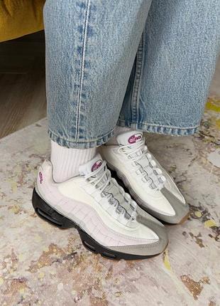 Nike air max 95 white grey black gum