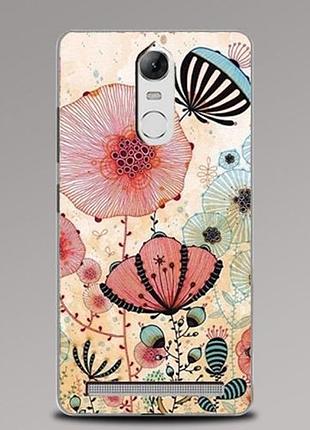 Силиконовый чехол для lenovo a7020 / vibe k5 note с картинкой маки