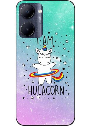 Силиконовый чехол epik для realme c33 с картинкой единорог