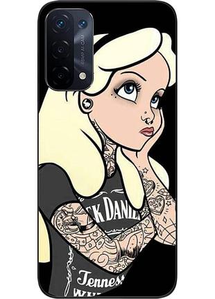 Силиконовый чехол бампер epik для oppo a54 5g с картинкой золушка