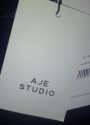 Вязаный топ с квартир вырезом  aje studio 8