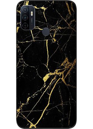 Силіконовий чохол бампер для oppo a53 з картинкою мармур