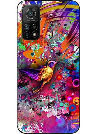 Силіконовий чохол бампер для xiaomi mi 10t з картинкою креатив