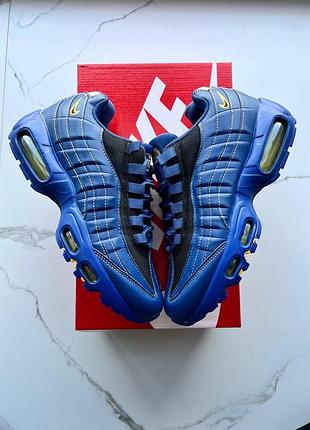 Nike air max 95 blue yellow 4