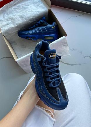 Nike air max 95 blue yellow 5